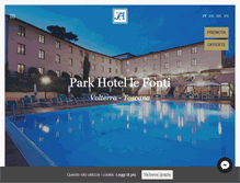 Tablet Screenshot of parkhotellefonti.com